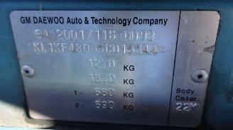 Daewoo Matiz (M200) Hatchback 1.0 (LQ4(L4-61)) [49kW] 5BAK picture 8